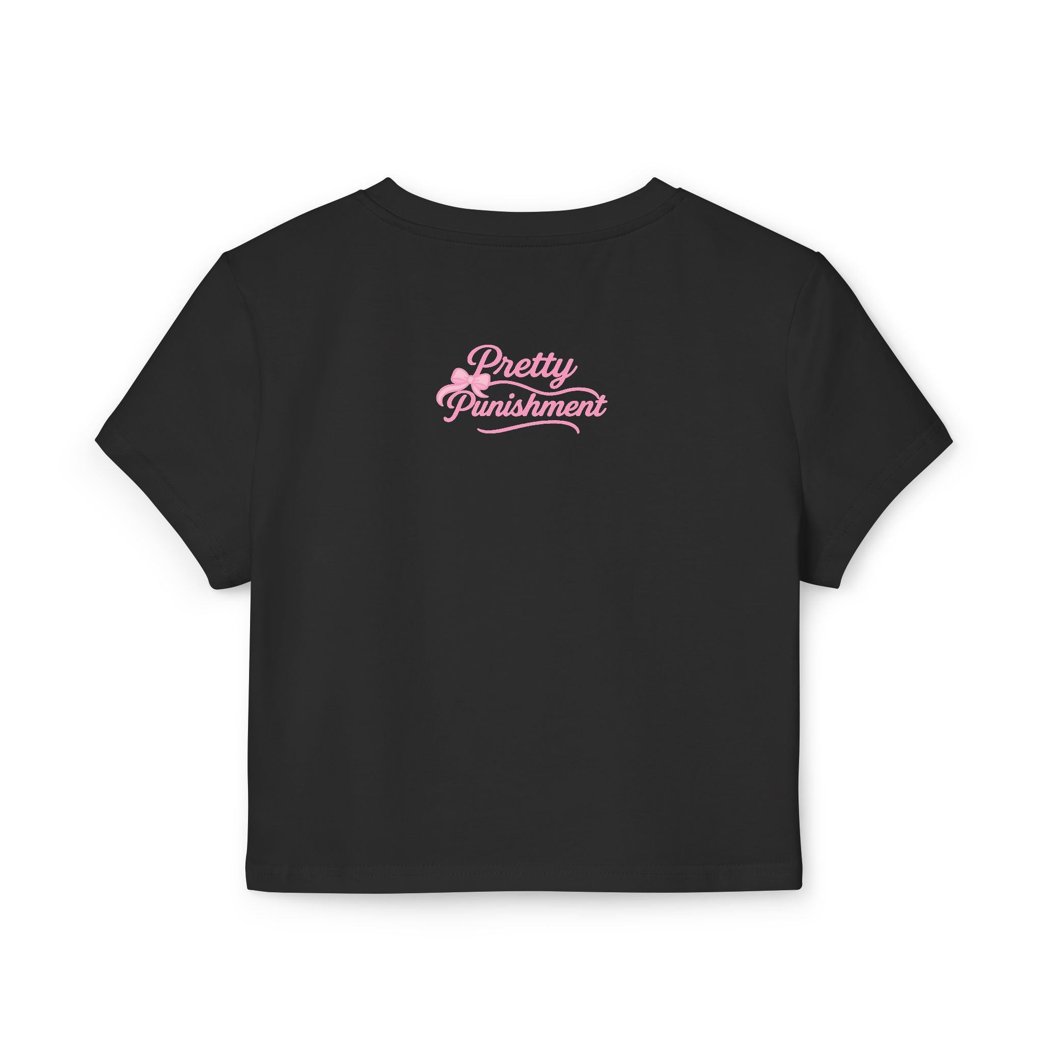 Pretty Punishment Baby Tee - Pretty on the inside