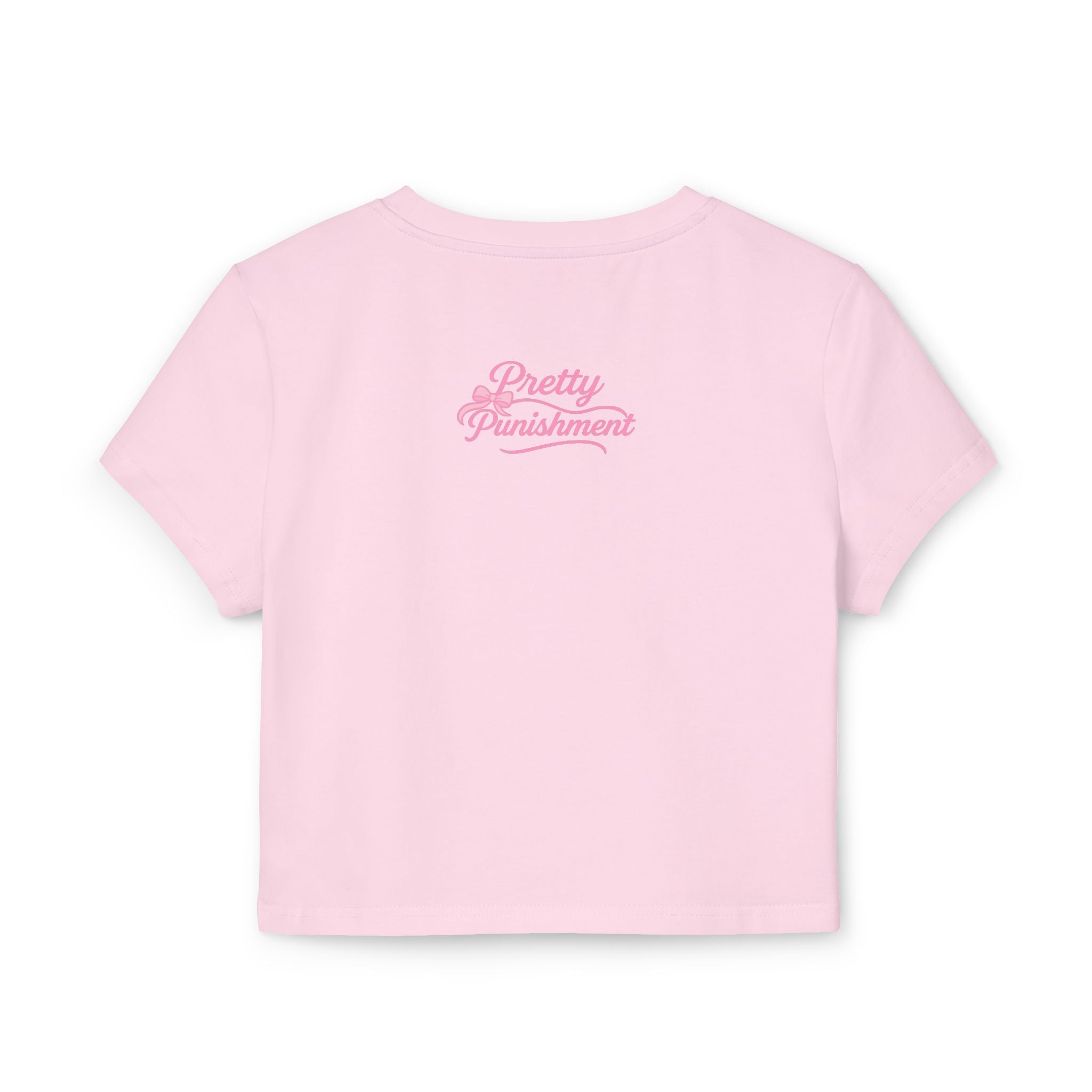 Pretty Punishment Baby Tee - Pretty on the inside
