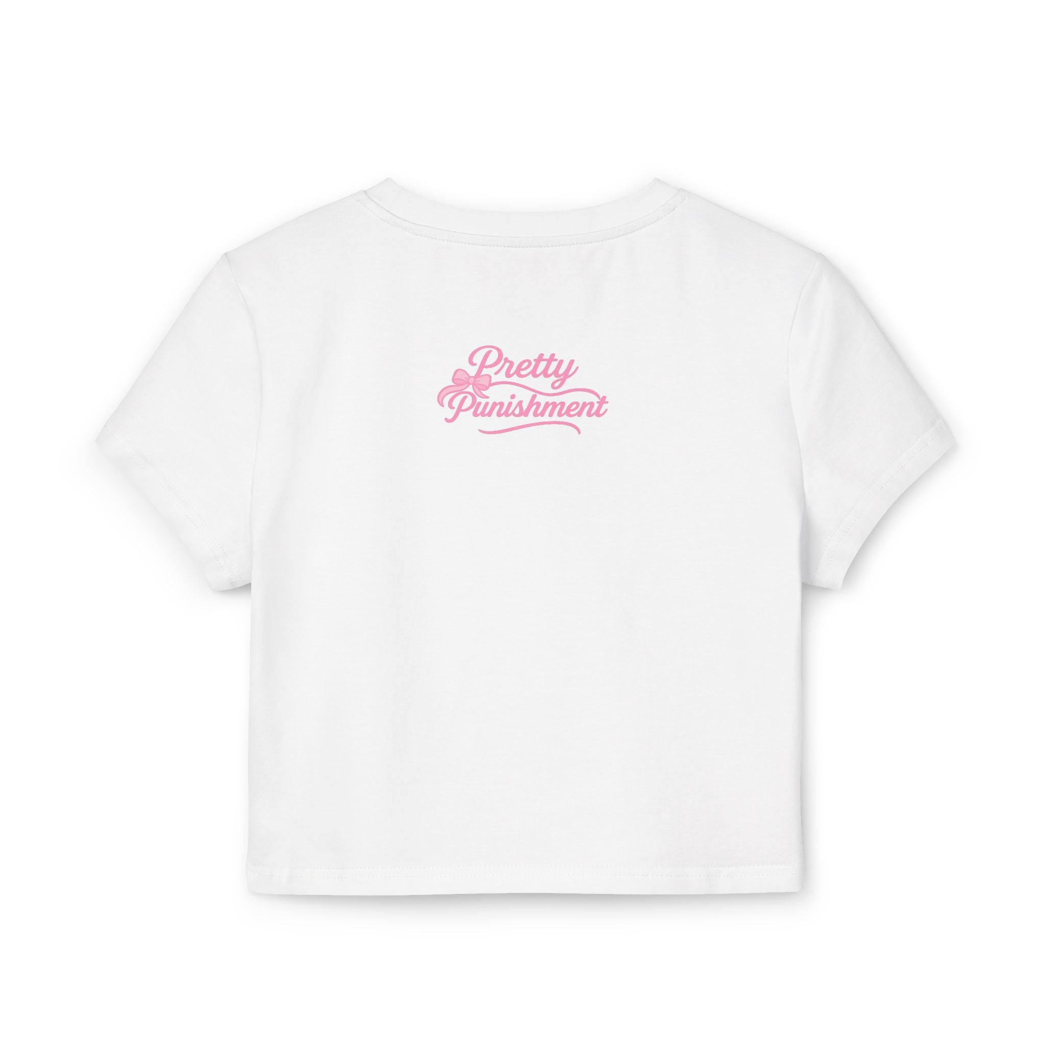 Pretty Punishment Baby Tee - Pretty on the inside