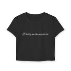 Pretty Punishment Baby Tee - Pretty on the inside