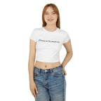 Pretty Punishment Baby Tee - Pretty on the inside