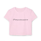 Pretty Punishment Baby Tee - Pretty on the inside