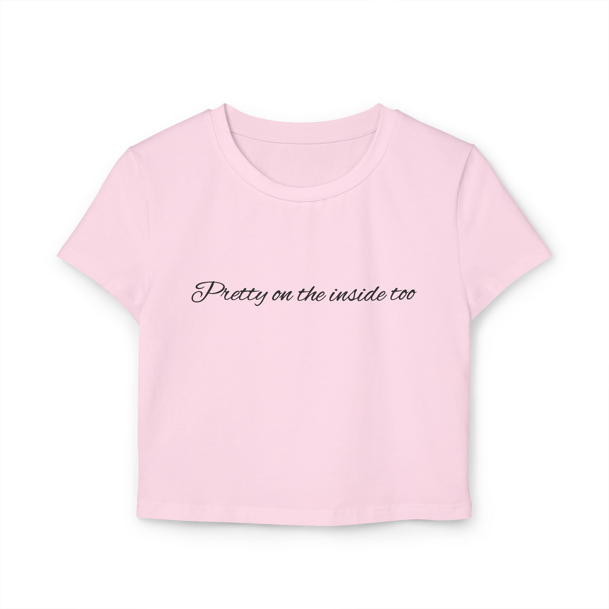 Pretty Punishment Baby Tee - Pretty on the inside
